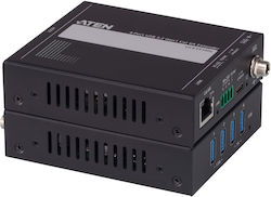 Aten UCE33100 KVM & Data Switch with USB Ethernet RS-232