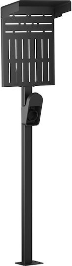 Inline Universal Wallbox Stand Xl Държач за кабел за зареждане на електрически автомобили Черен