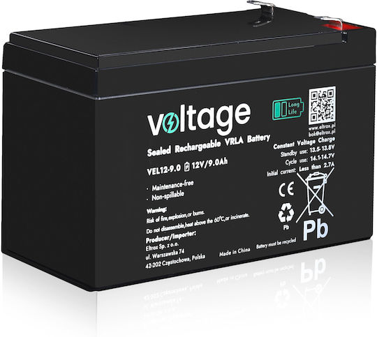 Voltage MHB UPS-Batterie mit Gewicht 9Ah und Spannung 12V