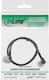 Inline Mini Sas Hd Sff-8643 Cable Sff-8643 Angled + Sideband 0.5m 27626a