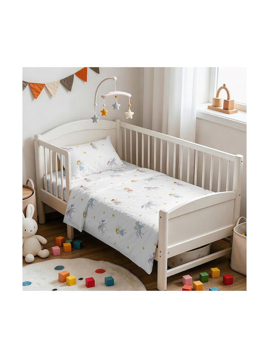 Melinen Set Baby Crib Sheets Cotton Satin Fitte...