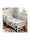 Melinen Set Cearșafuri pentru Bebeluși Pentru Pătuț Bumbac Satinat cu Cauciuc Prime Line Baby Wild 70x140εκ.