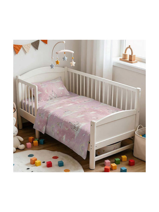 Melinen Set Baby Crib Sheets Cotton Satin Fitte...