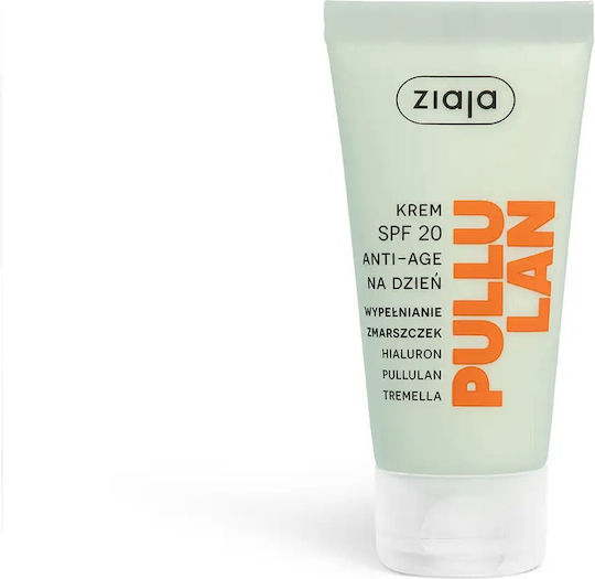 Ziaja Pullulan Moisturizing & Anti-aging Face Day Cream with SPF20 with Hyaluronic Acid & Ceramides 50ml