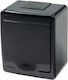 PAWBOL Single Power Socket Waterproof with Lid Black