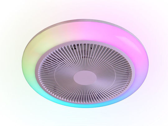 Trio Lighting Deckenleuchte 46cm mit Leuchte Weiß
