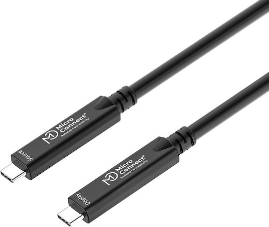 Microconnect Usb-c To Usb-c Cable 7,5m Premium Fiber Bidirectional 10gbps 8k 60w