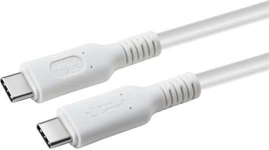 Microconnect Usb-c Zu Usb-c Kabel 3m 100w 10gbps 4k60hz Gen2 Unterstützt 10 Gbps Daten 5~20v/5a + E-mark 100w