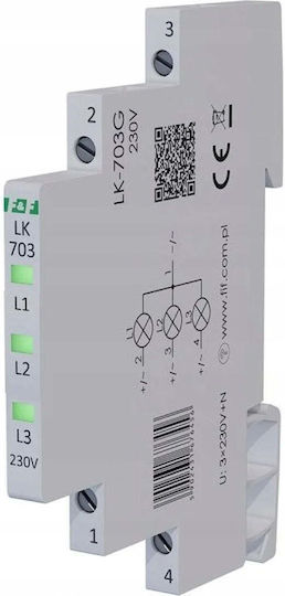 FF Professional Lampă indicatoare de bord simplă verde