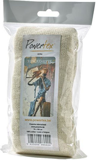 Powertex Stockinette Elastic Cotton Gauze Sculpture 70x100cm Ecru