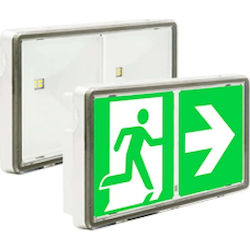 TM Technologie Ontec Exit Light LED 22.7x4x12cm