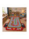 Homeone Homeone Kinderteppich Autobahn Rote 180x250cm