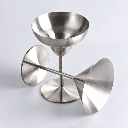 Horecabar Brillen Margarita / Cocktail Inox Silber 250ml Horecabar Brillen Margarita / Cocktail Inox Silber 250ml