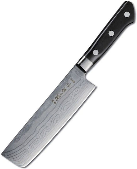 Tojiro Nakiri Knife from Damascus Steel 16.5cm