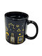 Thumbs Up Heat Change Tasse Keramik Schwarz 300ml