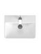 Cersanit Ceramic Vessel Bathroom Sink with Faucet 50x38cm White