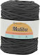 Strickgarn Kordel Malibu 200g Polyester Dunkelgrau