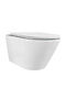Domoletti Wandhängende Toilette Randlose Weiße 4772013255024