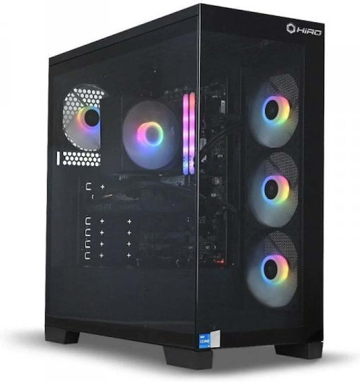 Hiro Aurora Gaming Desktop PC (i5-14400F/32GB DDR5/1TB SSD/GeForce RTX 5070/W11 Home)