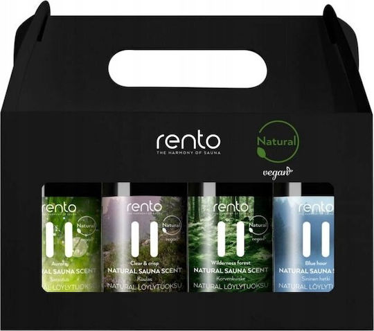 Σετ Αρωμάτων Σάουνας Rento Sourcing 4 X 100 Ml Αρωματικά Έλαια Σάουνας