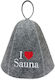 Urban Outdoor Saunazubehör Flammifera I Love Sauna Schutzhaube Kopfhaube