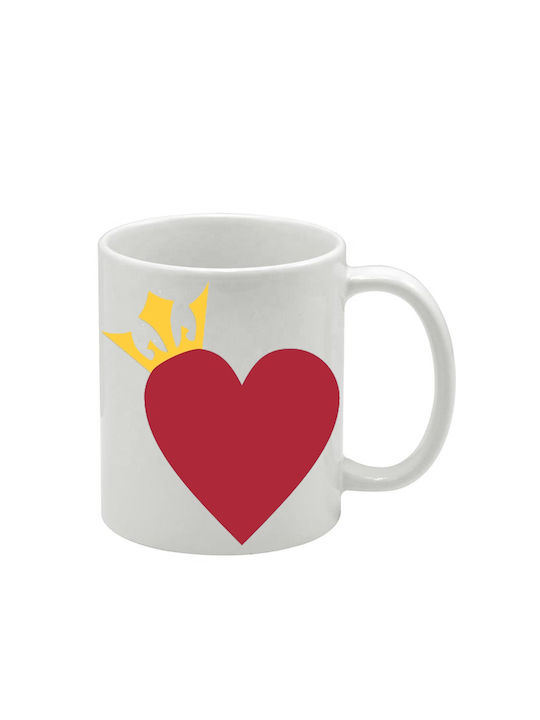 Weiße Tasse Alice