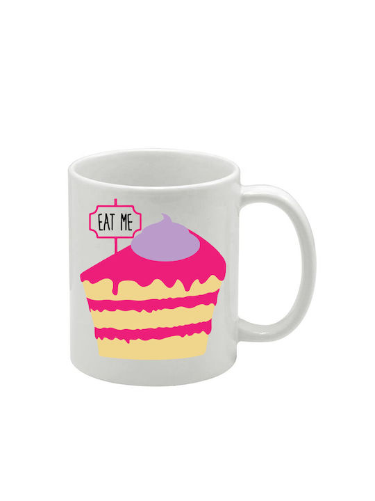 Weiße Tasse Alice