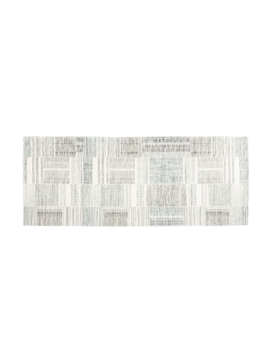 Domoletti Illusion Grey Runner Rug 90x150cm