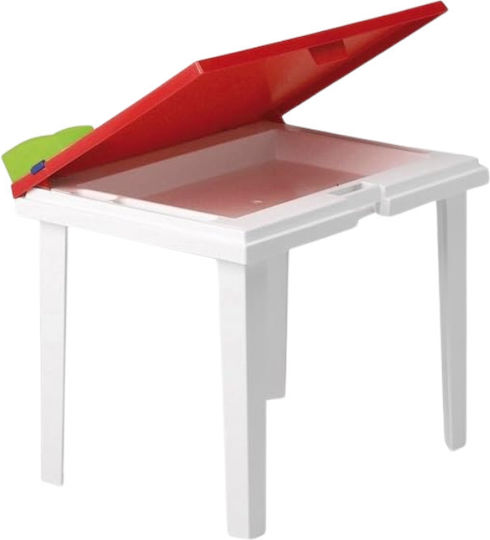 Kids Table Plastic Yellow Nardi