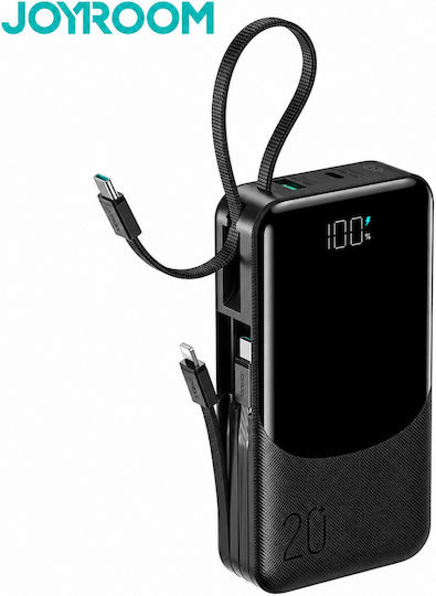 Joyroom JR-PC2 Power Bank 20000mAh 22.5W with USB-A Port and USB-C Port Black