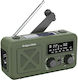 Kruger & Matz Solara Handheld Radio Solar mit USB Grün