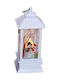 Dorosimo Weihnachtskerze Laterne Weiß 13x5,5cm