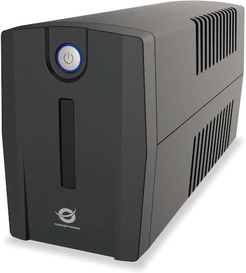 Conceptronic ZEUS01G UK Sockets UPS (VI) Интерактивна Линия 650VA 360W