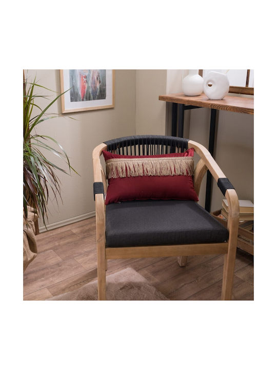 Teoran Sofa-Kissen Samt aus Samt 10 30x60cm