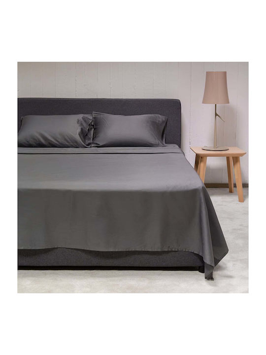 Naf-naf Unique Dark Grey Super King Bed Sheets ...