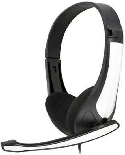 On Ear Multimedia Headphones with Microphone in White Colour FH4088W