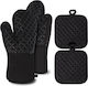 Domoletti Fabric White Oven Mitt
