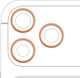 Nur Rückkamera-Rahmenring Iphone 17 Pro 17 Pro Max Kosmisches Orange 3-teiliges Set