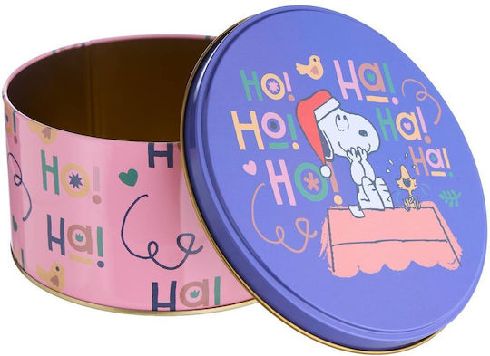 Peanuts Keksdosen Metallisch Hohoho Small Laminar Stahl Durchmesser 13cm X Höhe 7cm