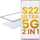 2 In 1 Front Glass Oca Pre-installed Samsung Galaxy S22 Ultra 5g