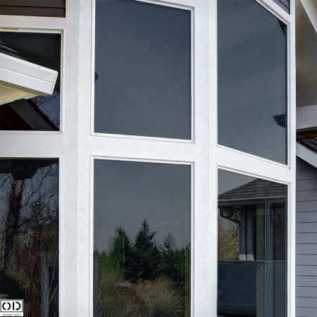Self-adhesive Protective Film Glass Window Uv Solar Protection Privacy Acrylic Pvc 60 X 200 Cm 0.5 Mm Thickness Black Original Deals