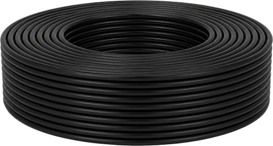 Netzkabel 1x1.5 Mm² 100 M Schwarz Flexibles Mehrstrang PVC Isolierung Bvr 450/750 V Cobi Smart