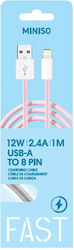 Miniso USB-A To Lightning Кабел 1м Miniso USB-A To Lightning Кабел 1м