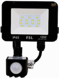 Jiju Proiector LED 10W Alb Rece 6500K cu Senzor de Mișcare Jiju Proiector LED 10W Alb Rece 6500K cu Senzor de Mișcare