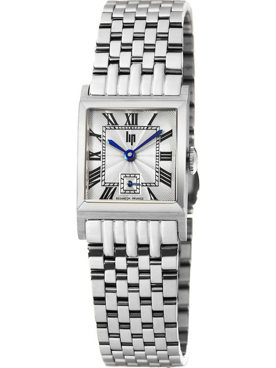 Womens Battery Watch With Silver Metal Bracelet