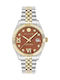 Superlative Womens Watch 34mm Battery with Stainless Steel Bracelet