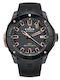 Men's Watch 42mm Automatic with Black Rubber Strap