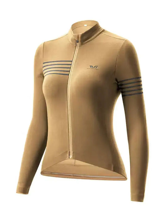 Rockbros Tricou De Ciclism Munte Pentru Femei Mânecă Lungă Galben