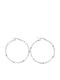 Earrings Hoops 45mm Silver 925 Rssh014