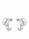 Asimi Women's Silver Earrings Stainless Steel Nickel Free 1 Pair